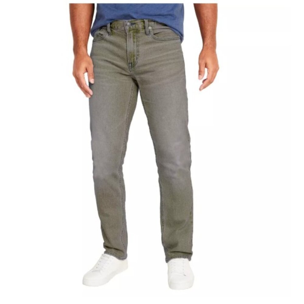 NEW! Blu Rock Men's Flex Stretch Slim Straight Jeans - Size 34x30